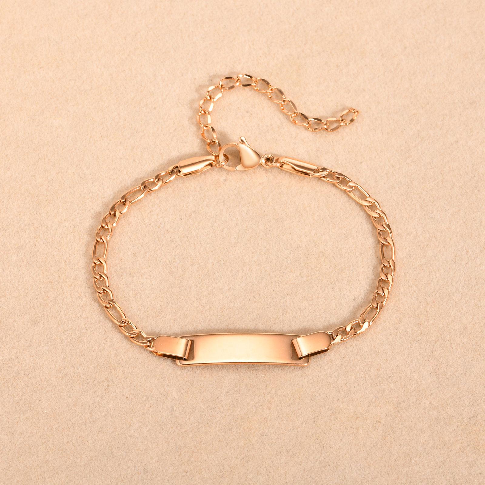 

Free Personalized Name Date Bracelet for Women,Stainless Steel Hypoallergenic ,Name Date ID Anniversary Custom Bracelets Custom Words
