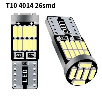 Car LED T10 4014 High Brightness Parking Light - 26SMD W5W Reading and License Plate Bulb