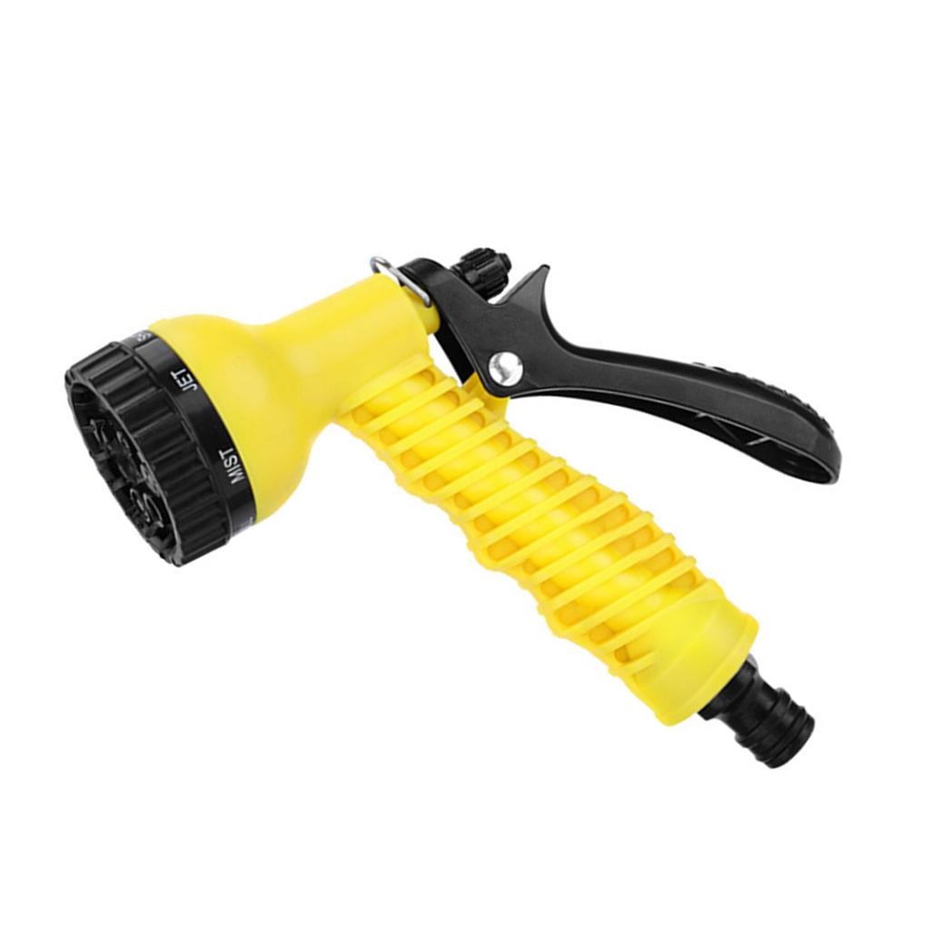 Hose Pipe Spray Gun High Pressure Hose Pipe Spray Gun Nozzle 7 Adjustable Patterns Water Hose Spray Gun for Watering