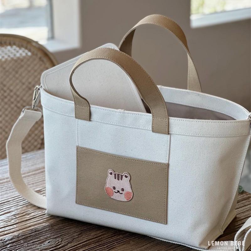 

Легкая корейская многофункциональная сумка для мамы - Модная сумка через плечо с большой вместимостью для мамы и малыша