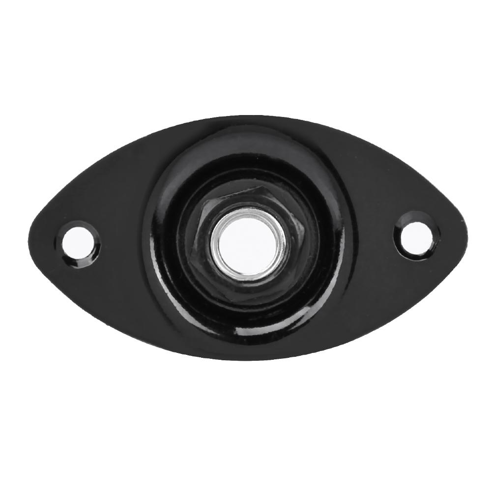 1 4 Guitar Output Input Jack Plug Socket 6.35mm for Electric Guitars Basses Musical Black