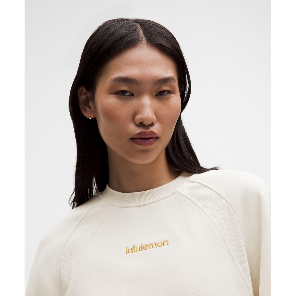 Lululemon Lunar New Year Scuba Oversized Pullover Light Ivory