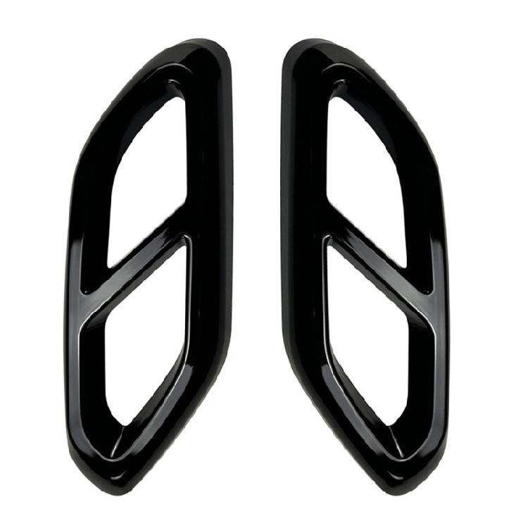 Exhaust Trim Set for Rear Four Outlet Area, Double Opening ABS Frames for GLC Class X254 More Detailed Exterior Appearance