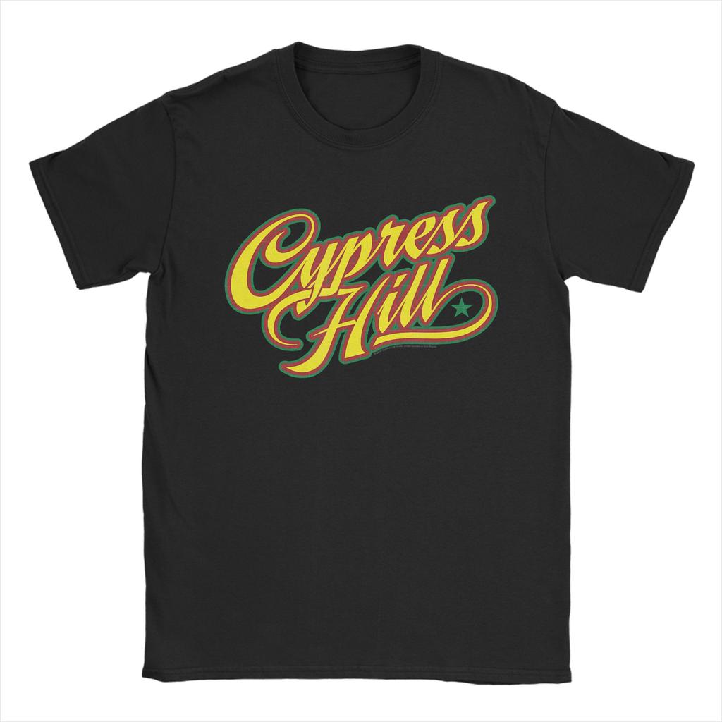 Cypress Hill Black Sunday TShirts Men Vintage Cotton Tees Round Collar Short Sleeve T Shirt Unique Clothes
