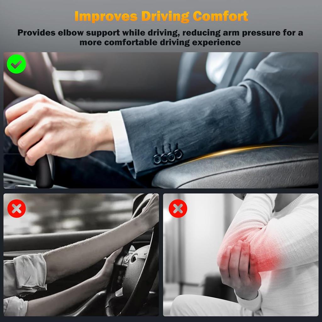 ASAPE Center Console Lid Armrest Cover Replacement for 2008-2013 for Toyota Highlander (Beige)