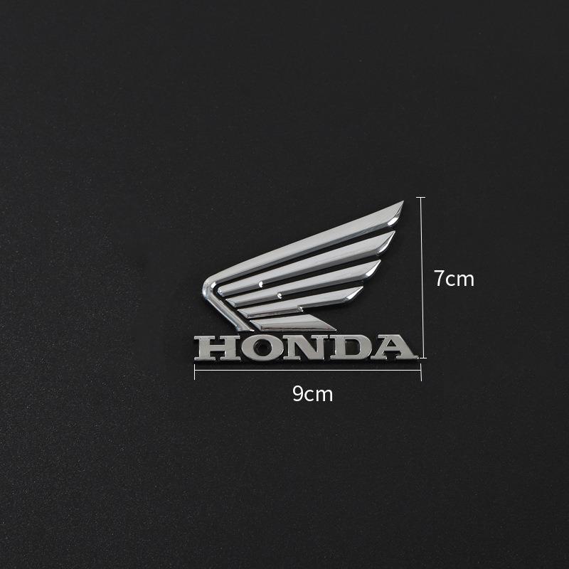 Suitable for Honda Emblem Motorcycle Modified Fuel Tank Stickers Waterproof 3D ABS Badge HONDA Wings Logo Body Decoration Decals UO2