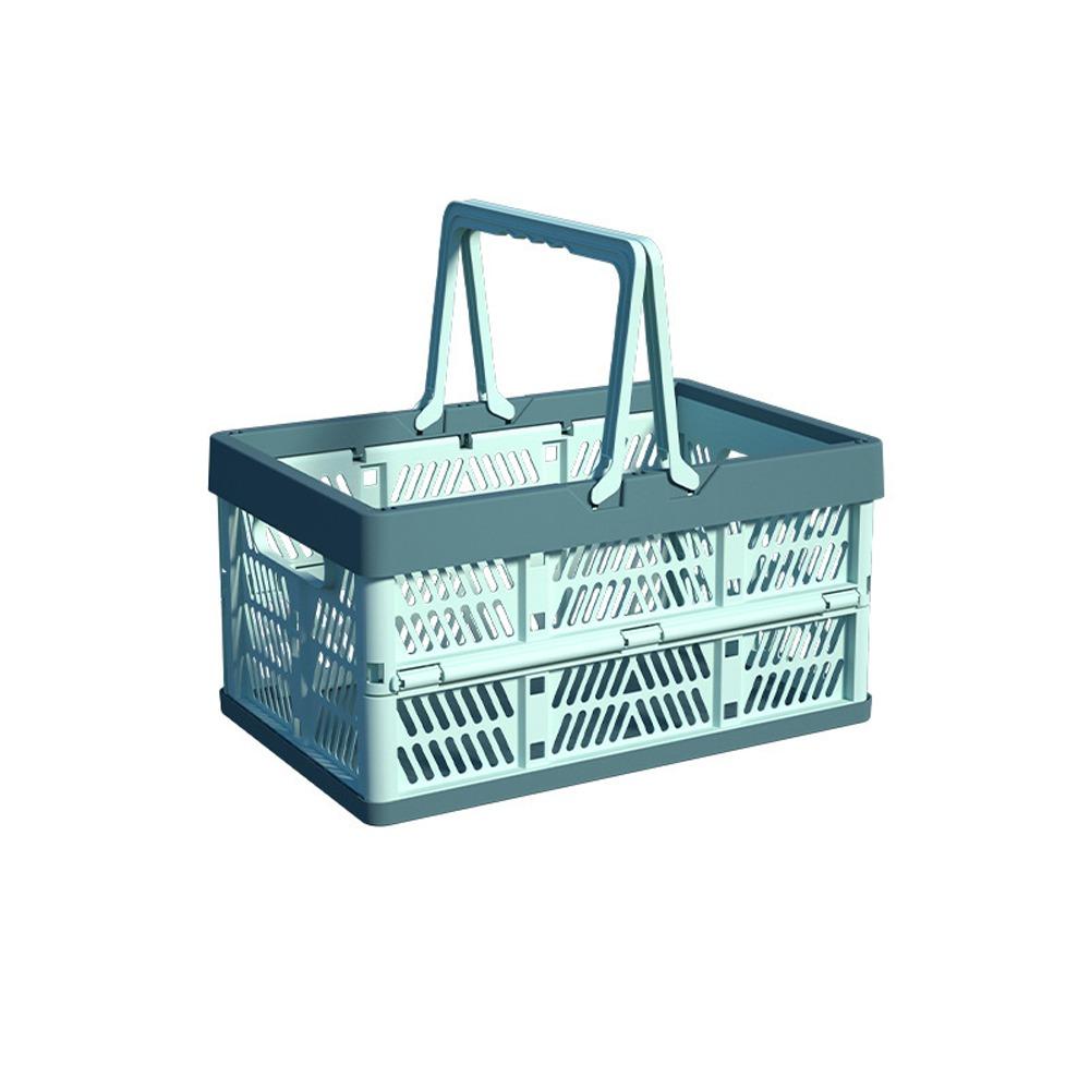 Stackable Folding Storage Basket Thickened Collapsible Storage Crate  Camping