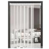 Transparent Door Curtain for Indoor Air Conditioning: Anti-Cold, Dustproof, Heat Insulation with Telescopic Rod