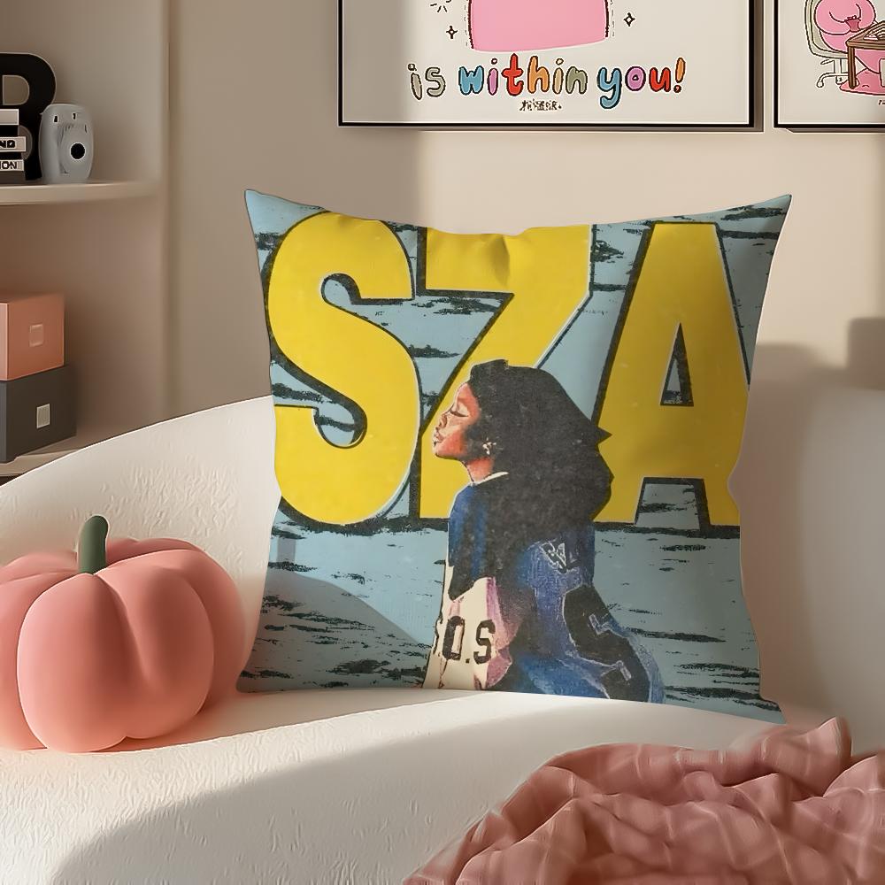 American Star SSZA Cushion Cover Pillowcase Short Plush Invisible zipper Room Sofa Cushion Cover