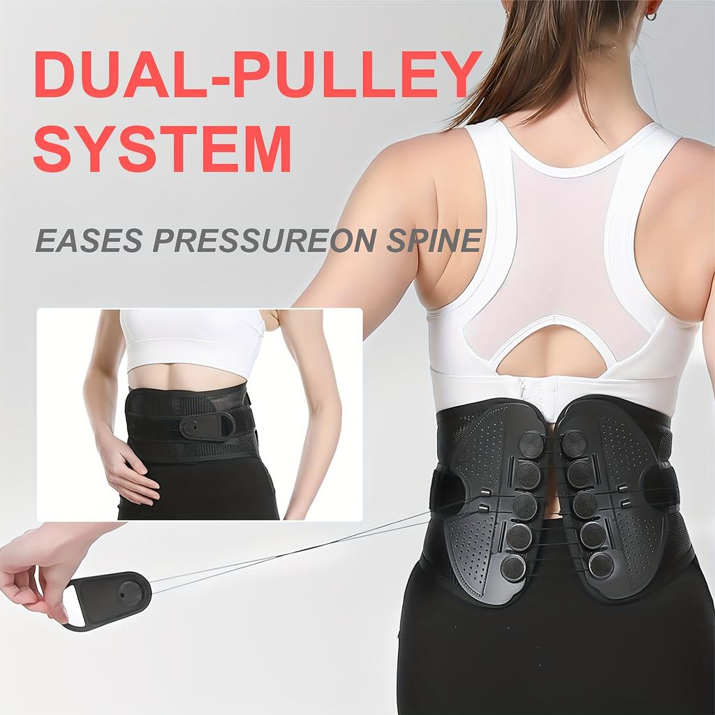 Breathable Mesh Waist Support Belt for Men and Women Lumbar Intervertebral Disc Compression Rope Support
