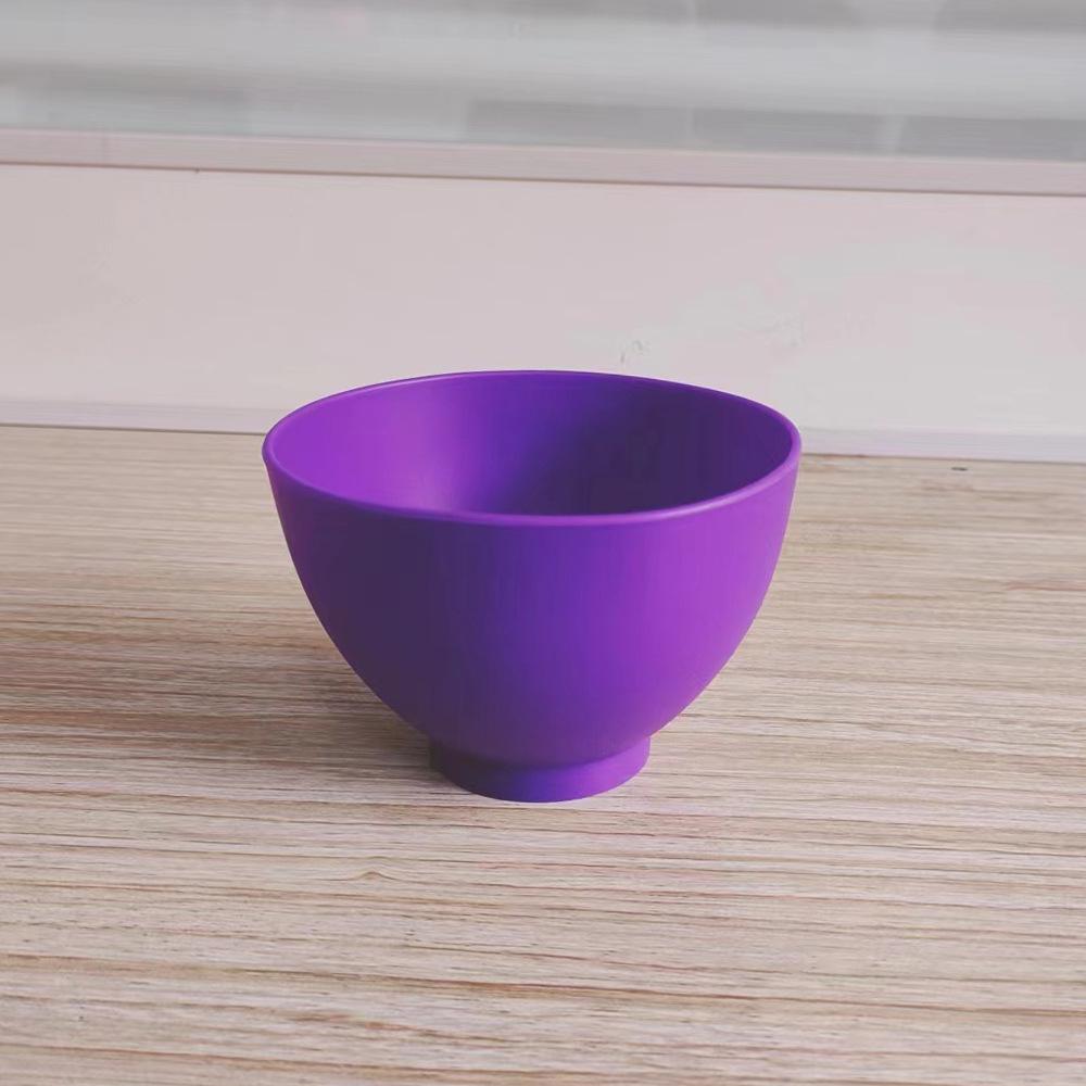 

Силиконовая миска для смешивания, устойчивая к падениям, для масок для красоты, сделанных своими руками Small Bowl фиолетовый