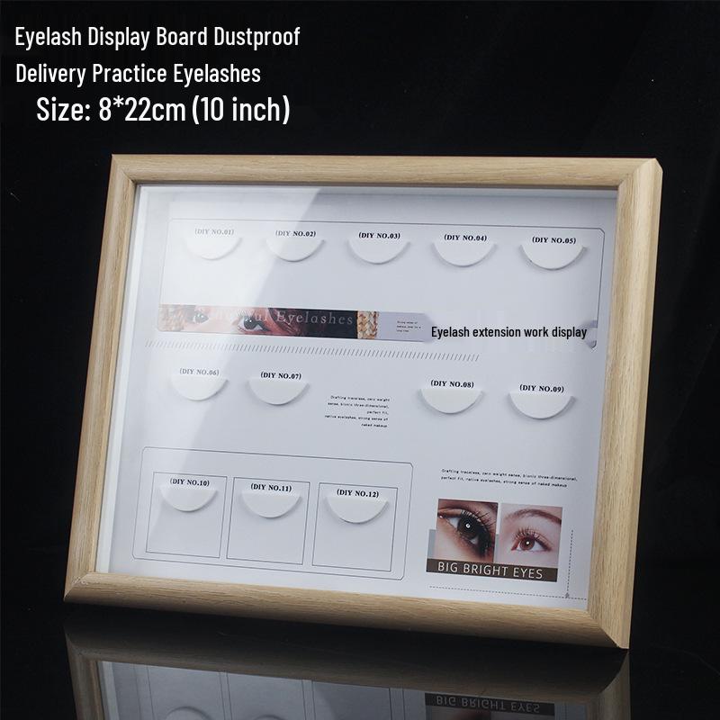 Eyelash Palette and Display Case - Dustproof Acrylic Showcase for Grafted Eyelashes