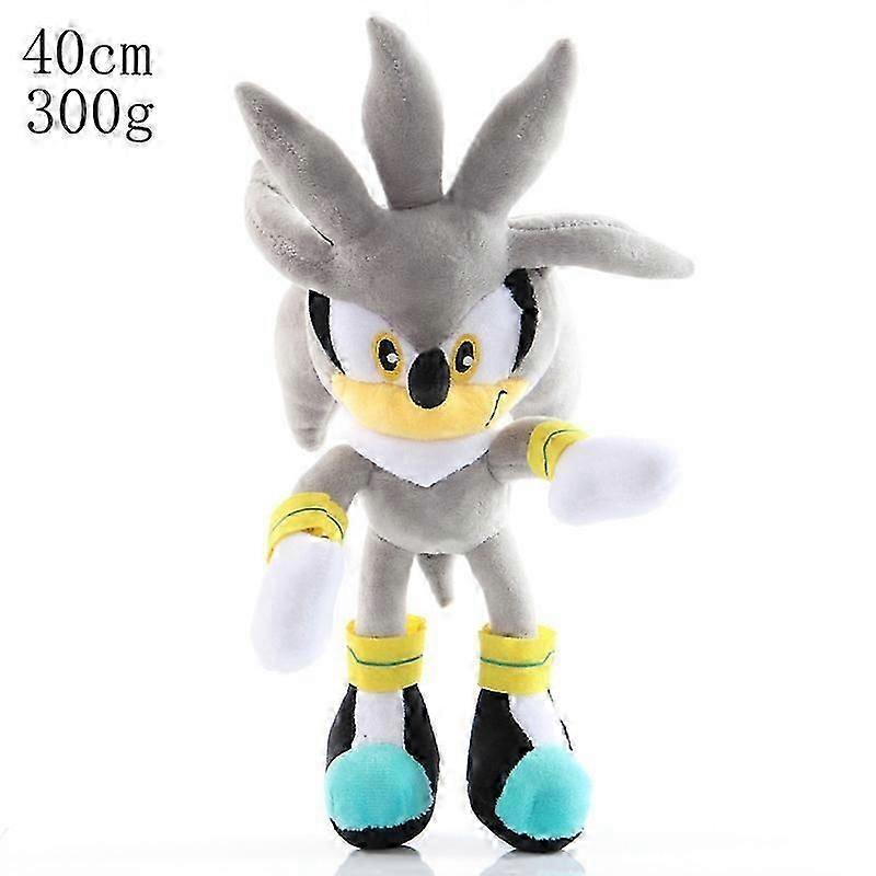 Silver Sonic Plush Animation Toy Soft Doll Plush Children's Gifts