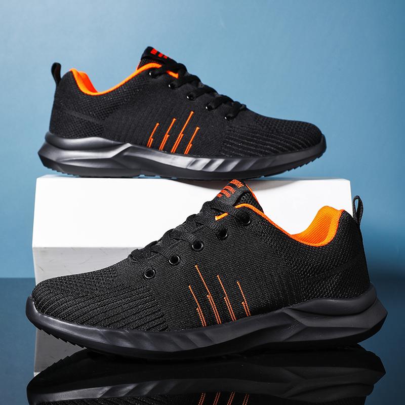 Модные мужские легкие сетчатые дышащие повседневные кроссовки Fly Outdoor для отдыха — фото 4