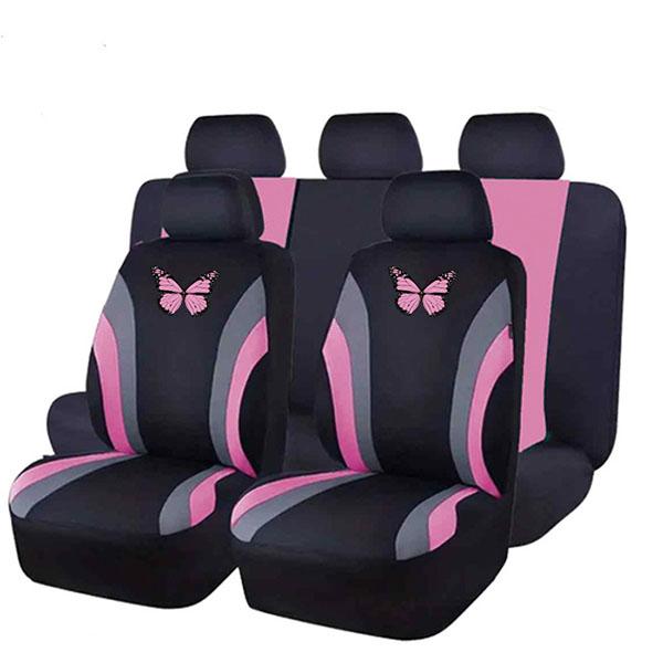 New Available Butterfly Car Seat Cover Full Set Universal Car Seat Protection Covers Car Interior Accessories
