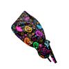 Berretto da lavoro alla moda con stampa di Halloween, berretto casual da donna con coda di cavallo, berretto da lavaggio, berretto Baotou