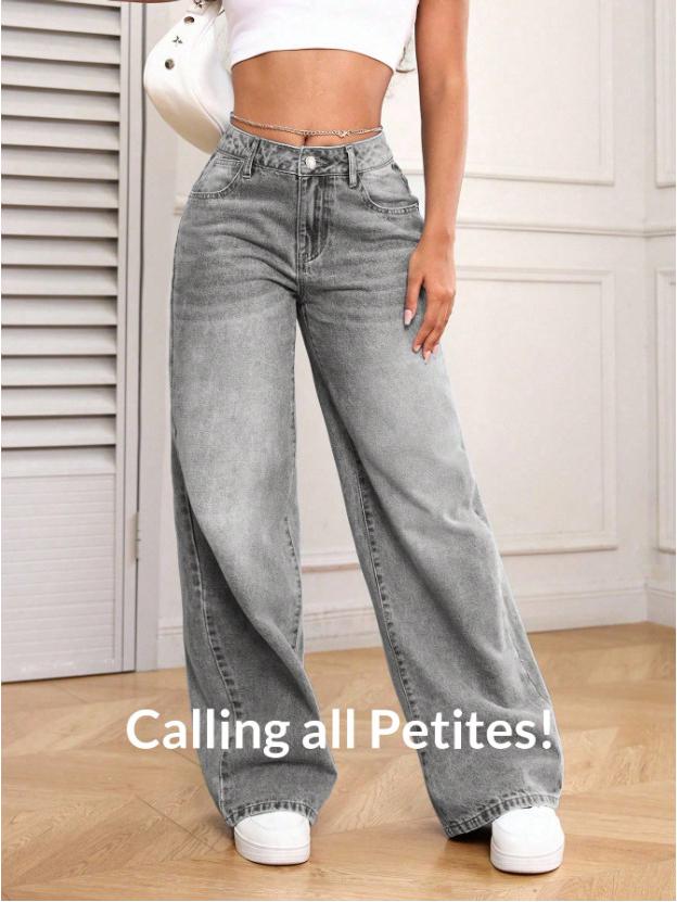 2026 Spring/Summer Women's Casual Denim Pants with Side Pockets