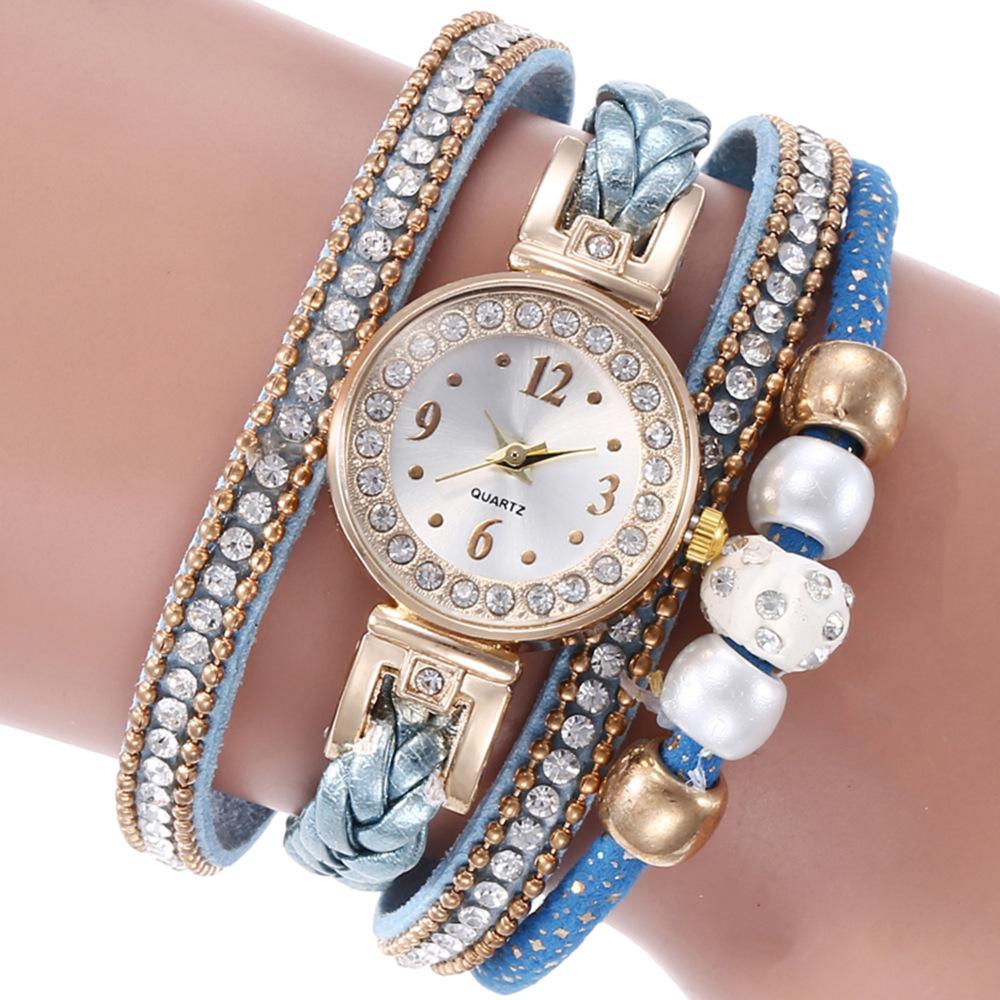 Eksplozja gorący pierścień bransoletka zegarek damski zegarek ze stopu diamentu cyfrowy zegarek damski ulubiony zegarek kwarcowy