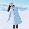 Skechers Winddicht Wasserabweisend Ölbeständig Kältebeständig Warm Sportlich Lässig Mit Kapuze Gewebte Daunenjacke Lang Enten Daunenjacke P423W126-02P8
