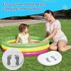 Strong Inflatable Foot Wash Basin Manual Air Pumps Included Sand Grass Cleaner for Camping Outings Pool Care Use