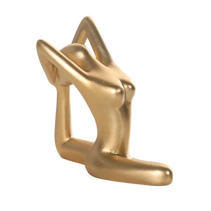 Modern  Yoga Figurine Premium Resin  Decoration Gift For  Birthday Holiday Celebration