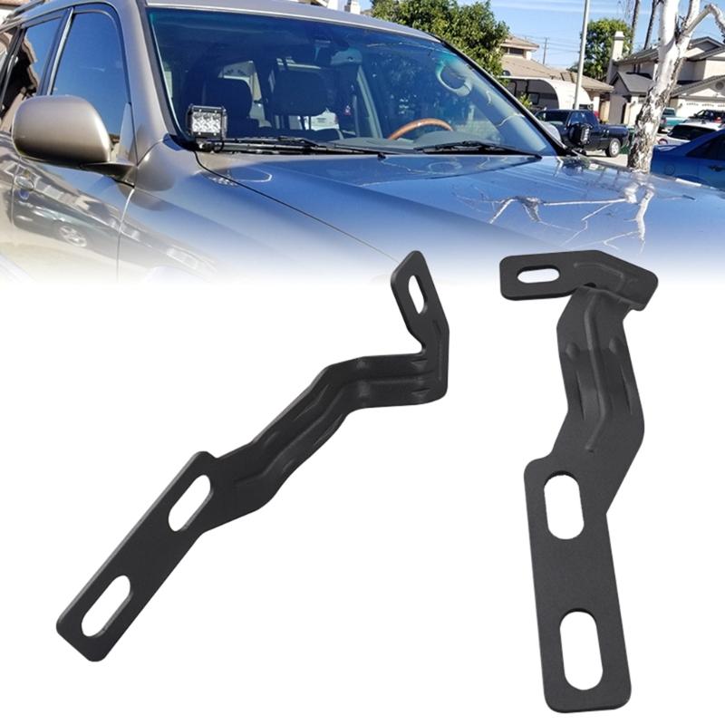 Hood Hinge Ditch LED Light Mount Bracket for 2016-2021 Hood Pod WorkLight Mount Brackets