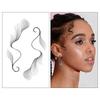 Fringe Stickers, Eyebrow Stickers, Hair Stickers, Hairline Stickers, Wig Tattoo Stickers, Hair Edge Tattoo, Party Decorations, Latin Dance Decorations