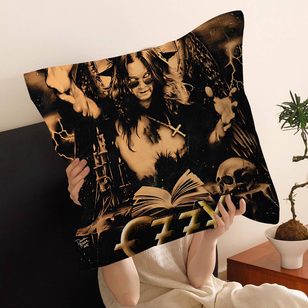 Heavy Metal Band Rock Ozzy Osbourne Band 45*45cm Cushion Cover Pillow Cover Decor Pillowcase Home Pillowcase For Couch Pillow