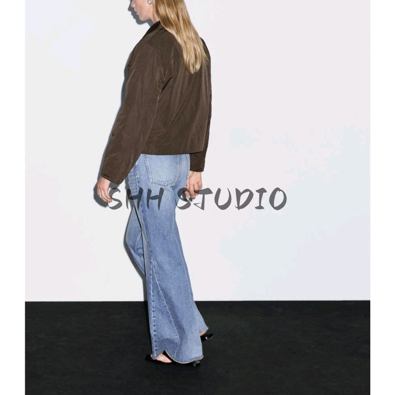 MD Autumn New Women Clothes Can Be Luoli Style Casual Warm Short Lapel Long Sleeve Cotton-padded Jacket Outerwear 6732724