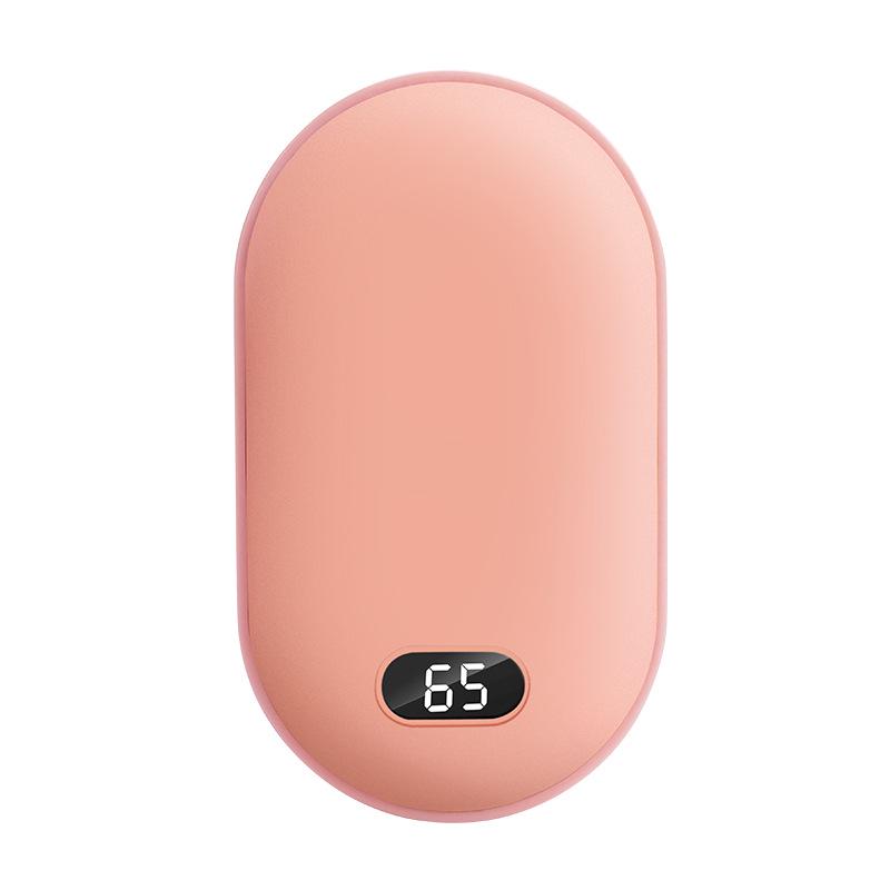 2-in-1 USB Rechargeable Hand Warmer & Charger with Digital Display