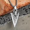Retro Speer Pfeil Schnitzerei Männer Halsketten Mit Anhänger Edelstahl Schmuck Für Männlich Frauen Punk Zubehör Geschenke