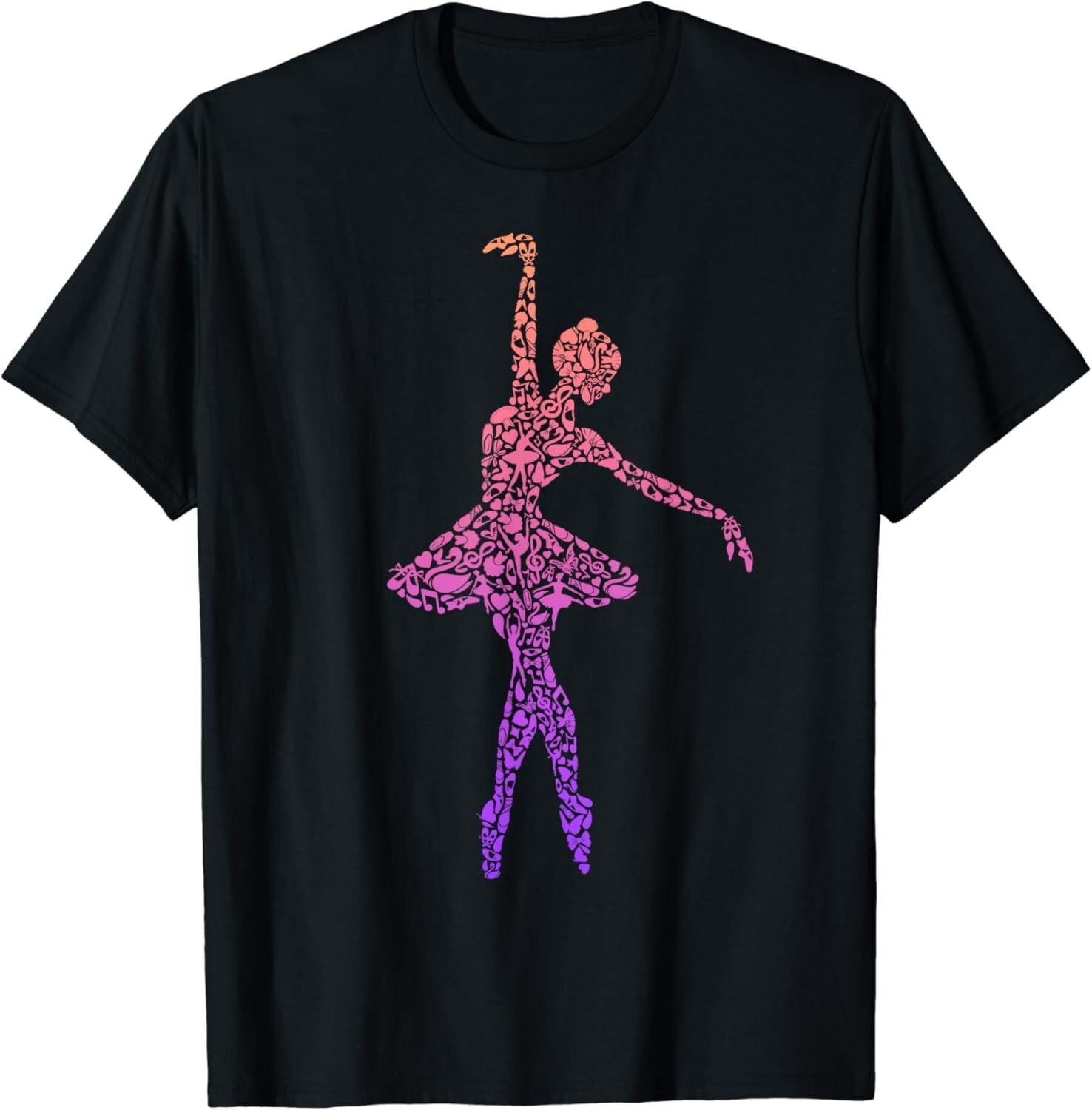 Ballet Ballerinas Women Girls Ballet Dancer Gifts Unisex T-Shirt S разноцветный