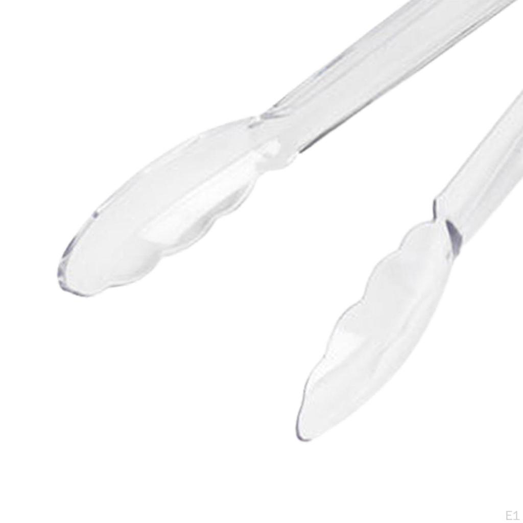 Brotklemme Lebensmittelzange Transparent Haushaltsgrill Acryl Kalte Speisen Restaurants Frittieren