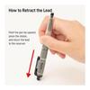 Pentel Multi 8 with 8 Color Lead Refill Set XPH802ST