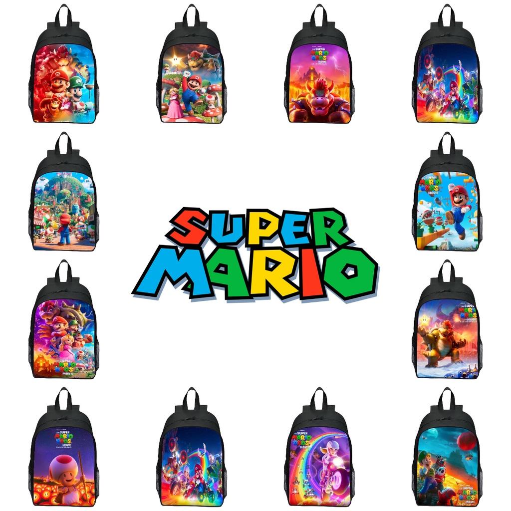Super Mario Children's Backpack 16-inch Cute And Functional Oxford Fabric Custom Design