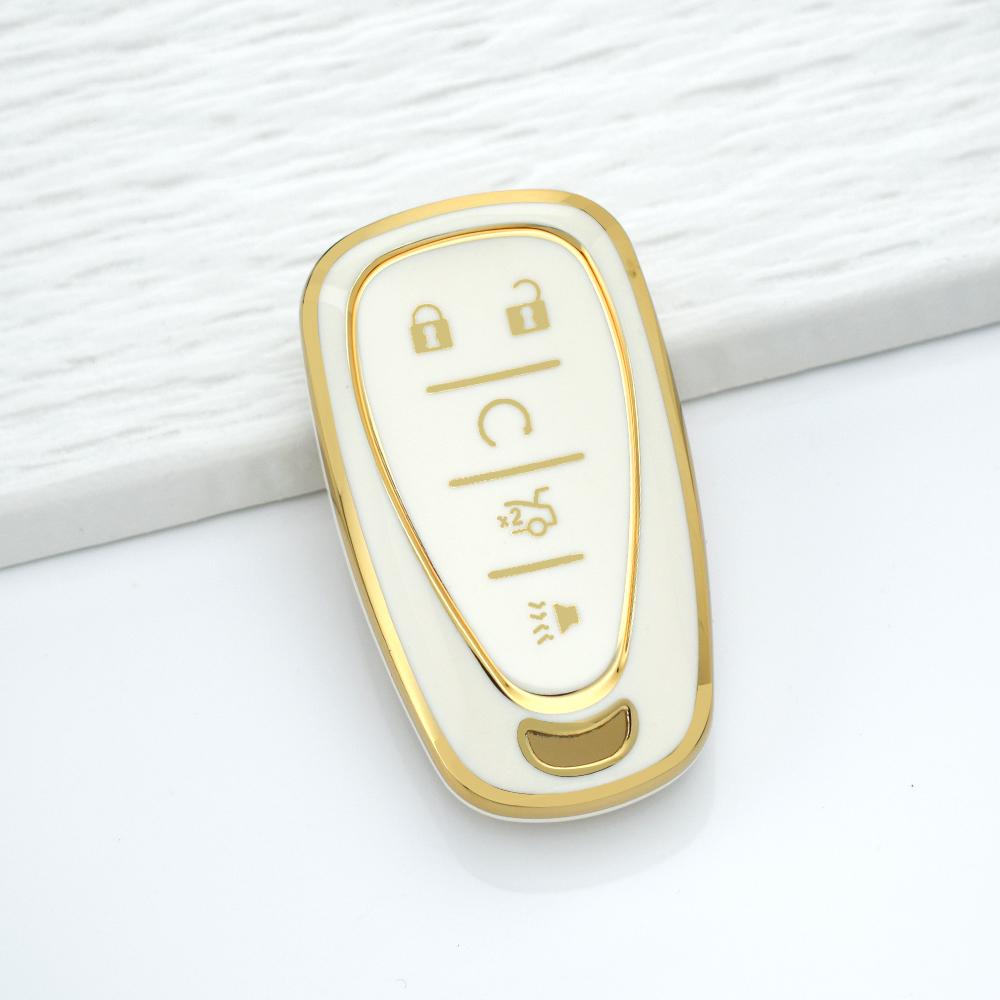 Anti-scratch Car Key Fob Cover for Chevrolet Chevy Camaro Cruze Malibu Equinox Onix Spark Sonic Volt Full Protection Key Case