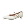 Heightened Inside French Mary Jane Flat Square Toe Soft Sole Spring Single Shoes Women 2026 New