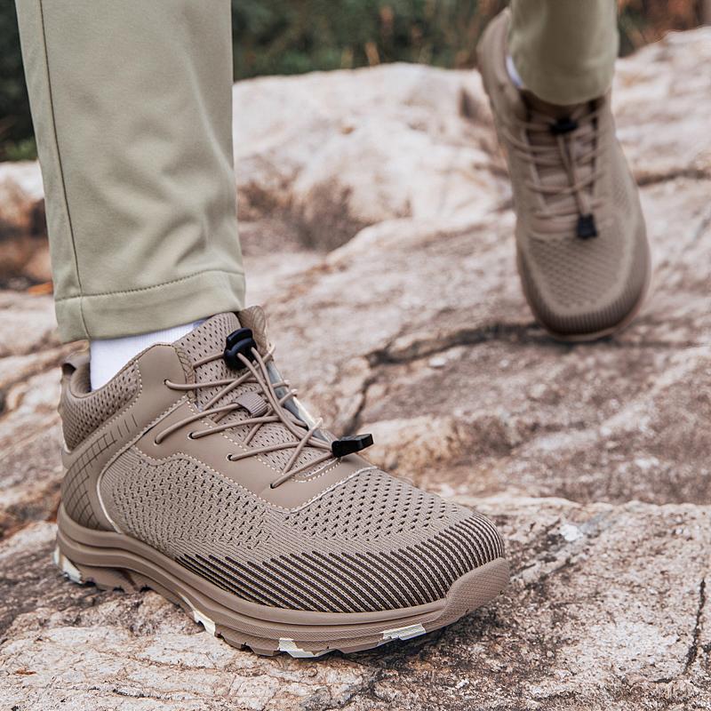 40-48 Men Hiking Shoes Outdoor Cross-Country Running Shoes Mesh Hiking Training Boots Suitable For Work Fishing Hiking Sports Shoes