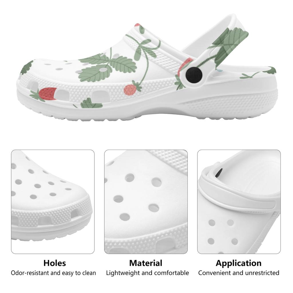 Summer Printed EVA Casual Clogs Adult Unisex Soft Sole Lightweight Slip On Sandals Slippers Soft Sole Summer Shoes Daily Wear