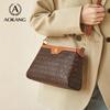 Aokang Women's Crossbody Bag, Handbag, Large Capacity, Small Square Bag, Shoulder Bag, Coffee Color