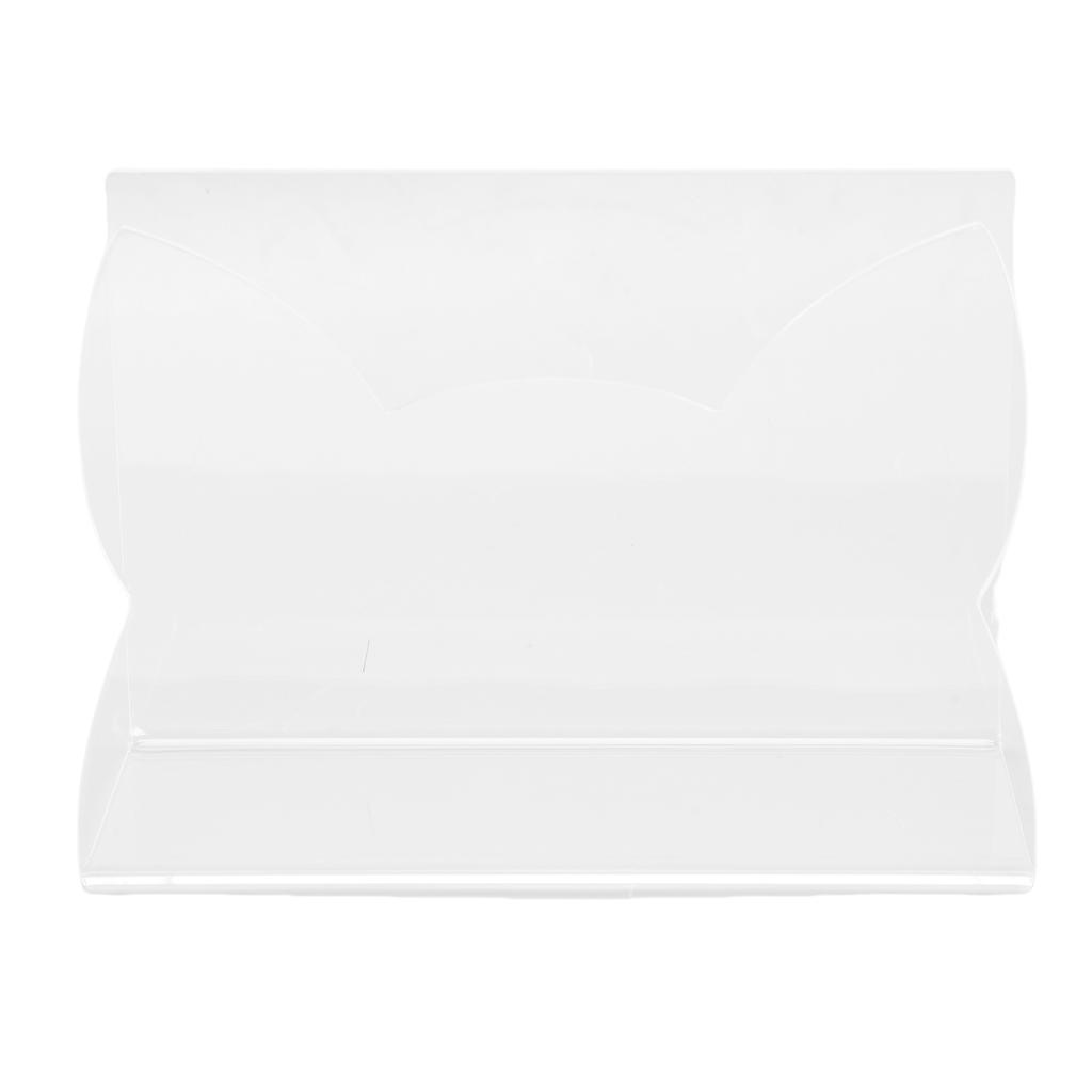 Acrylic Mail Holder Clear Mail Organizer Countertop Letter Envelope Holder for Desk Mail Sorter Letter Stand for Home Office School Cat Shape