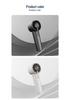 USB Rechargeable Handheld Fan with 120-Speed Levels, LED Screen, and Five-Step Adjustable Speed Control