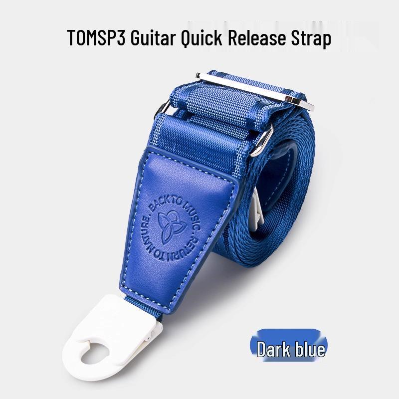 

TOM Quick Release SP3 No-Punch Guitar Strap: Electric, Acoustic, Folk, Wooden, Crossbody Guitar Shoulder Strap.