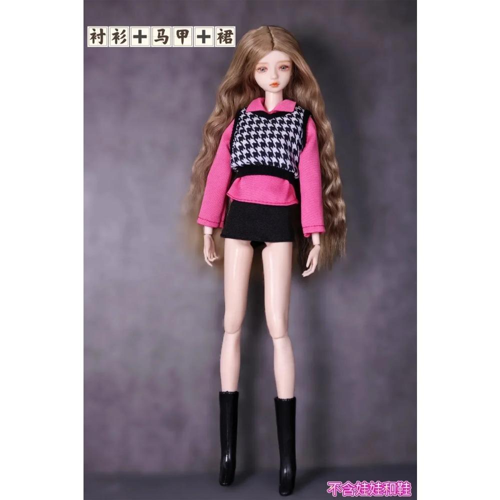 Nuevo conjunto de ropa 2024 / vestido suéter top pantalón abrigo traje ropa de invierno / accesorios para muñecas de 30 cm xinyi Fr ST blythe BB