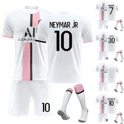 Conjunto de Camisetas de Fútbol de Visitante del Paris-Saint-Germain 22/23, Pantalones Cortos, Calcetines Nuevo Pantalones Cortos Calcetines Tallas para Adulto Equipaciones