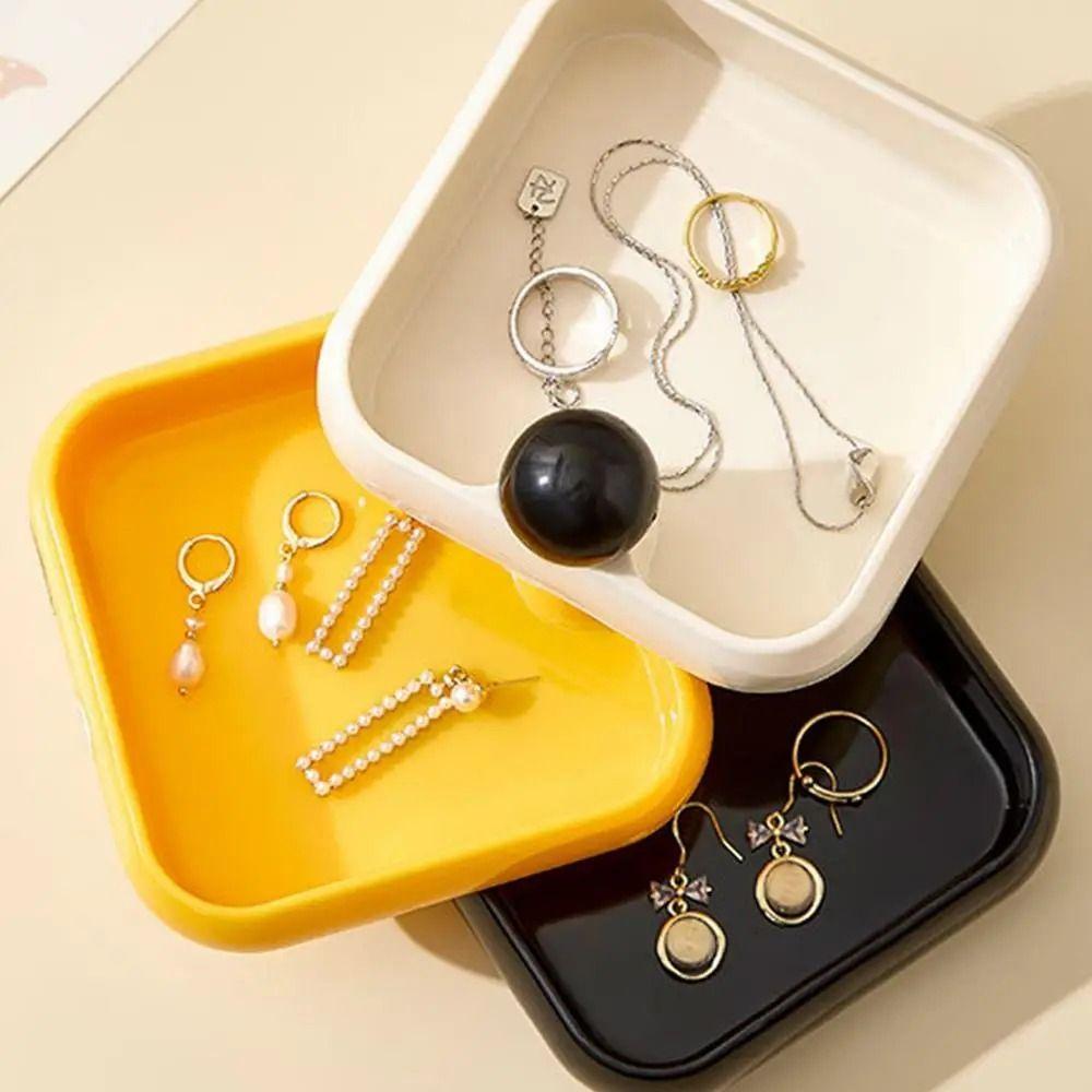 3/4 Layers Jewelry Storage Holder 360 Degree Rotating Necklace Storage Container  Home Use