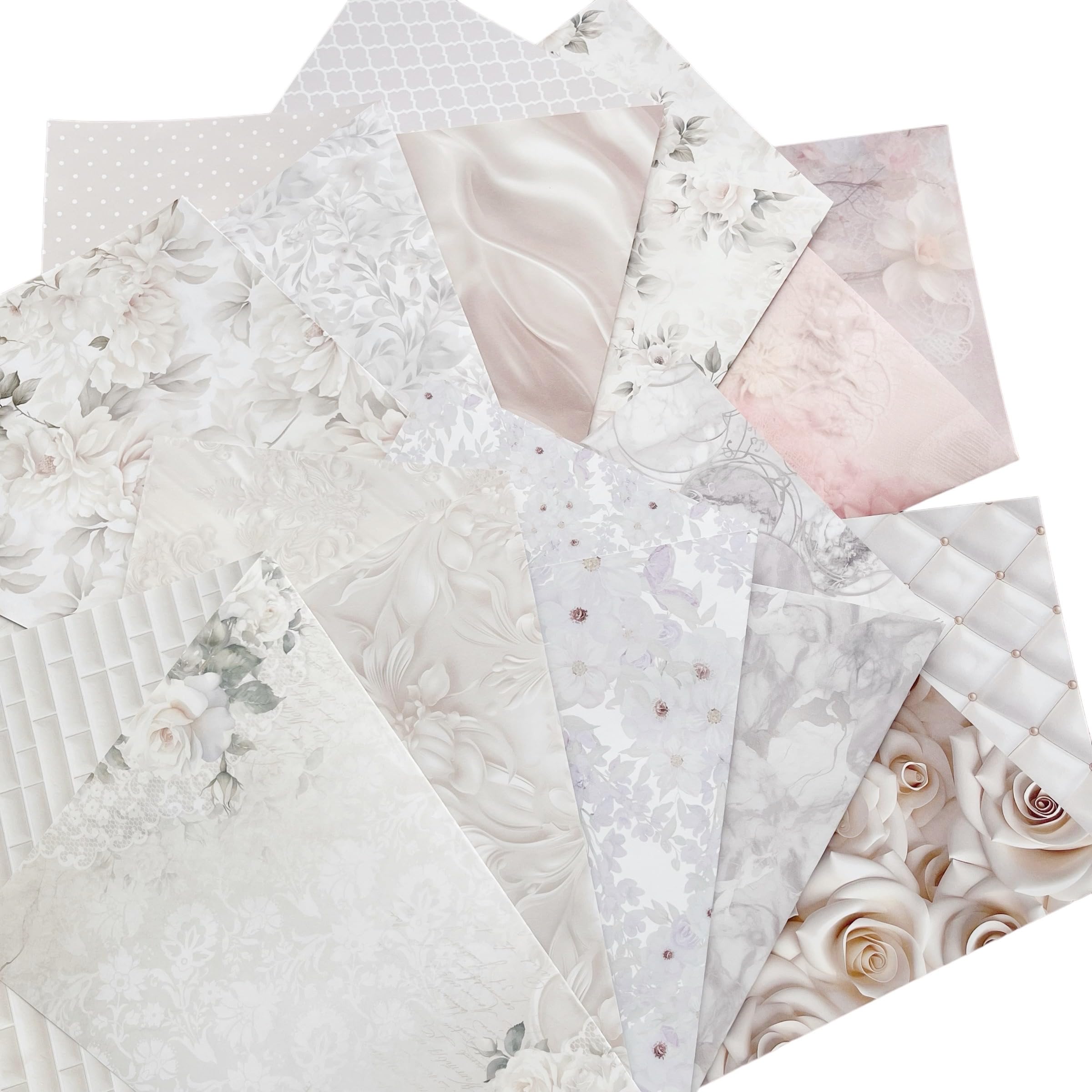 

TOHYAN A4 Design White Paper Dezape Wrapping 10 50 Made in Colorful Design Flower Wrapping Wedding Double-Sided Paper, Pattern, High-Quality 90, білий