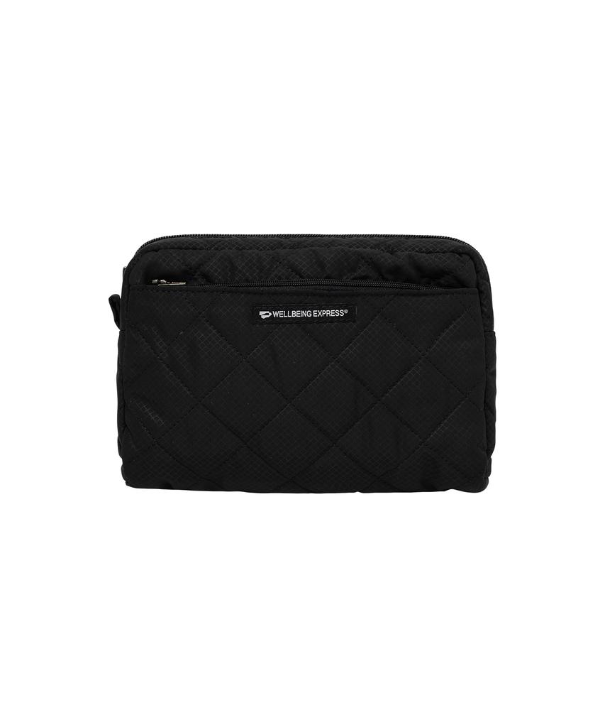 Wellbeing Express Quilted Pouch Black