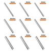 Stainless Steel Barbecue Skewer Tube Multi-size Large Capacity Barbecue Grill Stick Holder Kebab Iron Stick Organizer
