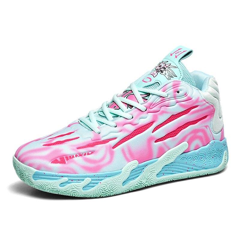 Nové Basketbalové Boty Pro Muže Venkovní Trénink Zapatillas Pánské Vysoce Kvalitní Posilovací Boty Tenis Luxusní Boty Protiskluzové Tenisky